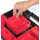 Prosperplast Werkstatt-Organizer Kunststoff 287x186x100 mm rot