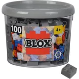 Simba Blox 100 graue 4er Steine in Dose 104114534