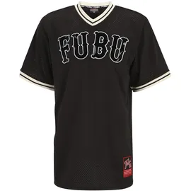 FUBU Vintage Lacque Mesh Tee - schwarz,