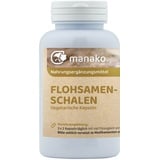 manako Flohsamenschalen vegetarische Kapseln, 120 Stück, Dose a 72 g