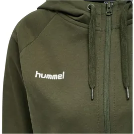hummel Go Cotton ZIP HOODIE WOMAN Sweatshirt, Grape Leaf, S