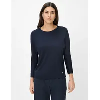 Brax Damen, Shirt Style CHARLENE navy, dunkelblau, Gr. 46,