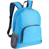 FGUUTYM Freizeit Leichter, wasserdichter, faltbarer Outdoor-Rucksack mit großer Kapazität Rucksäcke Für Damen Elegant (Blue, One Size)