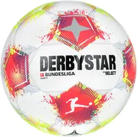 Derbystar Bundesliga Club TT Fußball Trainingsball 2025/26 weiss/rot/gelb 5