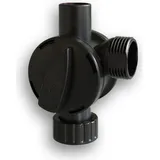 Wiltec SunSun Ersatzteil für CQB CTP CHJ Springbrunnenpumpe – Einstellbares T-Stück – für Teich, Gartenpumpe, Skimmer, Bachlauf Zubehör