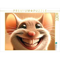 Calvendo Puzzle Grinsende Maus 1000 Teile Lege-Größe 64x48cm Foto-Puzzle
