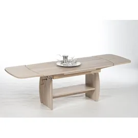 Stolkom "Kirk", braun (sonoma eiche dekor, sonoma eiche dekor, sonoma eiche dekor), B/H/T: 172cm x 64cm x 59cm, Tische, Couchtisch, höhenverstellbar, Tisch mit Auszug