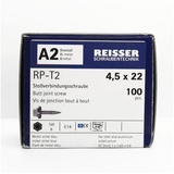 REISSER-Schraubentechnik GmbH RP-T2, Stoßverbindungsschraube 4,5x22/E14 Bimetall A2, / KP