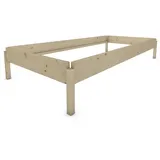 TUGA-Holztech Massivholzbett TUGA-Holztech Stapelbett Horst 90 cm x 200 cm 34 cm Fichte, Breite 70 80 90 100 120 Länge 140 160 190 200 210 220 H=24/34/44 cm 90 cm x 200 cm x 34 cm