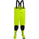 Dönges Wathose Hi-Vis mit S5 Sicherheitsstiefel, Größe 47