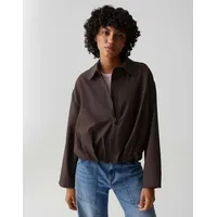 Opus Blouson mit Reißverschluss Modell Jelani Dunkelbraun, 42