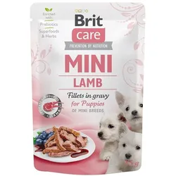 BRIT CARE Mini-Lammfilets in Bratensoße für Welpen 85g (Mit Rabatt-Code BRIT-5 erhalten Sie 5% Rabatt!)