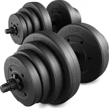 trex sport Kurzhanteln Set 2er Set 40 kg schwarz
