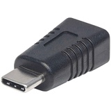 Manhattan USB 3.1 Mini-B auf Typ C-Stecker, USB 3.1 Gen1, schwarz