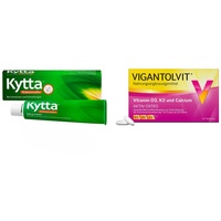 Kytta Schmerzsalbe 150 g + Vigantolvit Vitamin D3 K2 Calcium 60