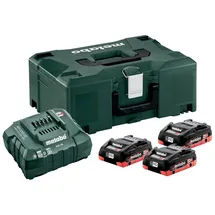 Metabo Basis-Set LiHD 18 V 3 x 4,0 Ah + Ladegerät + metaBox 685133000