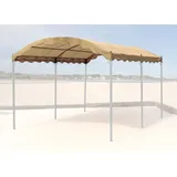 Ersatzdach zu Bogenpergola 3x4m Sand Pavillon Pergola