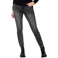 Timezone Damen Jeans TIGHT ALEENATZ WOMANSHAPE - Tight Fit - Grau -Vulcano Grey, Größe:27W / 32L, Farbvariante:Vulcano Grey Wash 8057 - 27W / 32L
