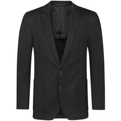 Greiff  Herren Jersey Sakko Glencheck Regular fit in Grau glencheck, Gr. 44