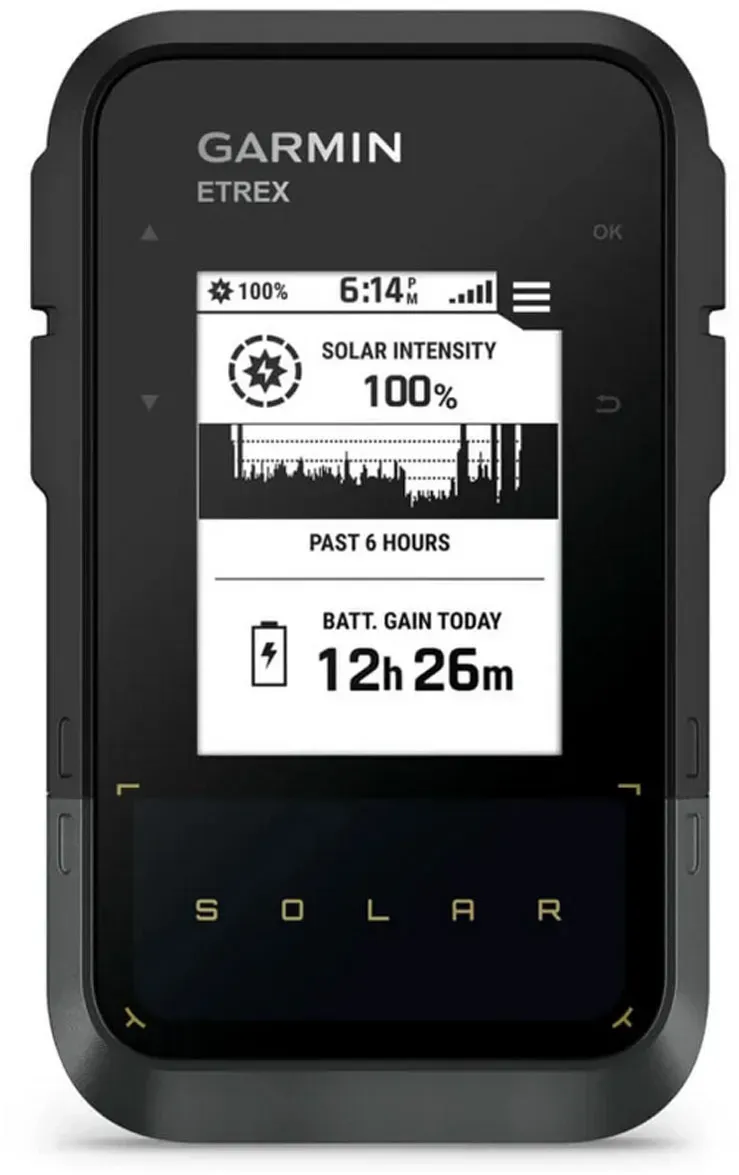eTrex Solar GPS-Handgerät mit Solarladung