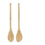 Culinare Naturals 2 Stücke Kochlöffel Set, aus natürlichem Bambus, 31cm, Küchenhelfer-Set, C70019