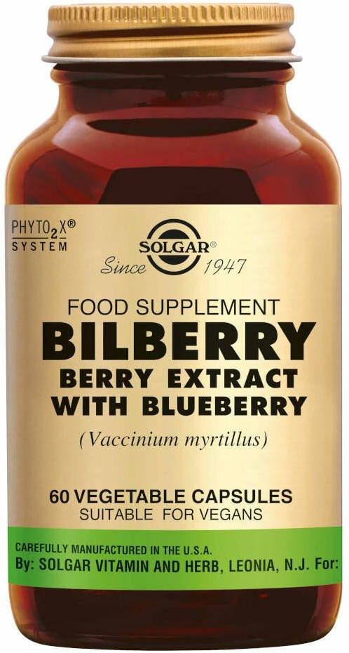 Solgar® Bilberry Berry Extract with Blueberry