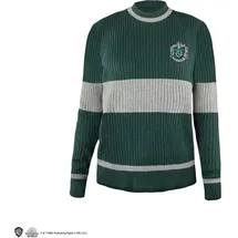 Cinereplicas Harry Potter – Slytherin-Quidditch-Pullover – XS/Kinder – zum Personalisieren – offizielle Lizenz