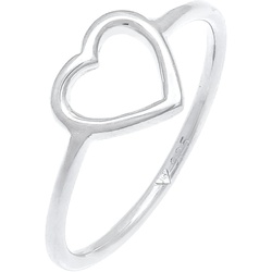 Elli Herz Cut Out Design Filigran 925 Sterling Silber Ringe   Damen 