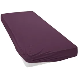 JANINE 5007 Mako-Feinjersey 90 x 190 - 100 x 200 cm burgund