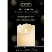 EDM LED Flackerkerze 10 cm weiß