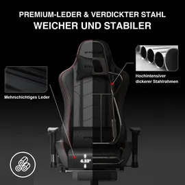 GTPLAYER Gaming Stuhl Holz Schwarz