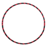 Hoopomania Hula-Hoop-Reifen Faltbarer Anfänger Hula Hoop Reifen, Rot Ø105cm rot Ø 105 cm