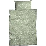 Traumschlaf Luana Satin Grün 155 x 220 cm + 80 x 80 cm