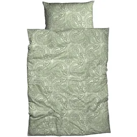 Traumschlaf Luana Satin Grün 155 x 220 cm + 80 x 80 cm