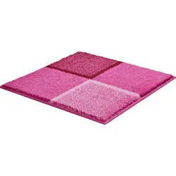 Badematte GRUND "Diviso" Gr. 1, rosa, H:20mm, Polyacryl, Badematten, pflegeleicht, Badematte mit Melange-Effekt
