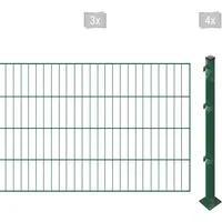 Arvotec Einstabmattenzaun »ESSENTIAL 80 zum Einbetonieren«, Zaunhöhe 80 cm, Zaunlänge 2 - 60 m 84226011-0 dunkelgrün H/L: 80 cm x 6 m