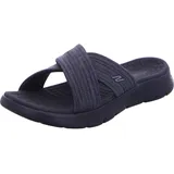 SKECHERS GO WALK FLEX SANDAL - IMPRESSED Schwarz Sandal Gr. 41
