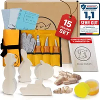 Eli der elefant Eli Schnitzmesser Kinder Set 15-teilig