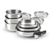 Qdesign - 10-Teiliges Induktionskochgeschirr - Set bestehend aus 3