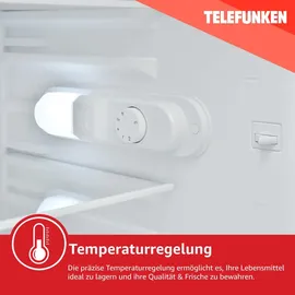 Telefunken C-135-100-W Kühlschrank (135 l, 838 mm hoch, Weiß)