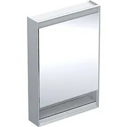 Geberit One Spiegelschrank 505830001 60x90x15cm, mit Nische, 1 Tür, Anschlag links, Aluminium eloxiert
