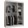 Mirjan24 Schwebetürenschrank Wika 150 x 0 x 0 cm Schwarz