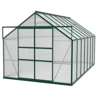 Vitavia Gewächshaus Neptun Plus 11500 HKP, inkl. Fundament, ca. B257/H238/T445 cm