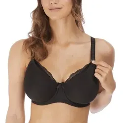 Freya BH Pure Underwire Moulded Nursing Bra Schwarz Nylon J 70 Damen