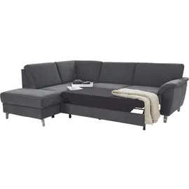 sit&more Eckcouch Kunstleder 2-Sitzer Grau