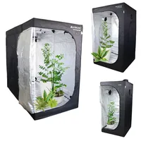 Growzelt Mobiclinic 120x120x200cm Indoor Premium Mylar 97% reflektierend Hydroponisches System Growbox Stabile Struktur Grow Tent