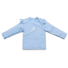 Little Dutch Bade-T-Shirt langarm ruches Blue Daisies gr. 74/80 | Little Dutch