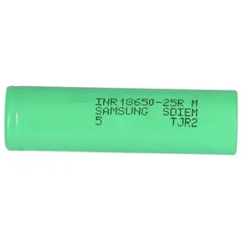 Samsung 100x Samsung INR18650-25R 3,6V 2550mAh 8C 20A