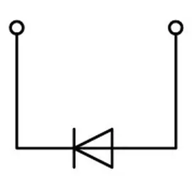 WAGO 280-915/281-411 Diodenklemme 5mm Zugfeder Belegung: L Grau 100St.