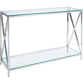 Konsolentisch AUDET Sicherheitsglas Silber